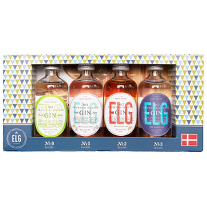 ELG Sample Box with ELG Gin No. 0, 1, 2 and 3